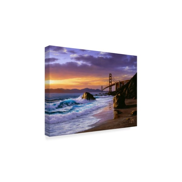 Anthony Casay 'City Coast 2' Canvas Art,14x19